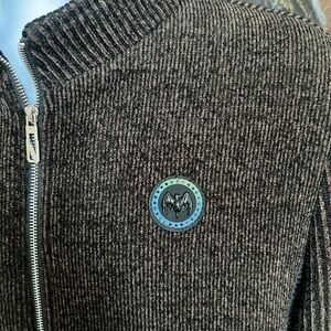 New De- Niko Milano Brown Jacket Sz 2XL Wool Blend